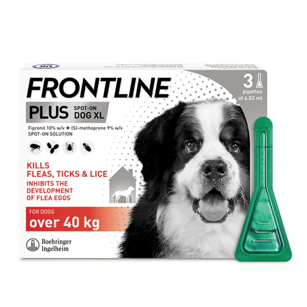 Frontline Plus X-Large Dog 40-60 Kg 3 Pk