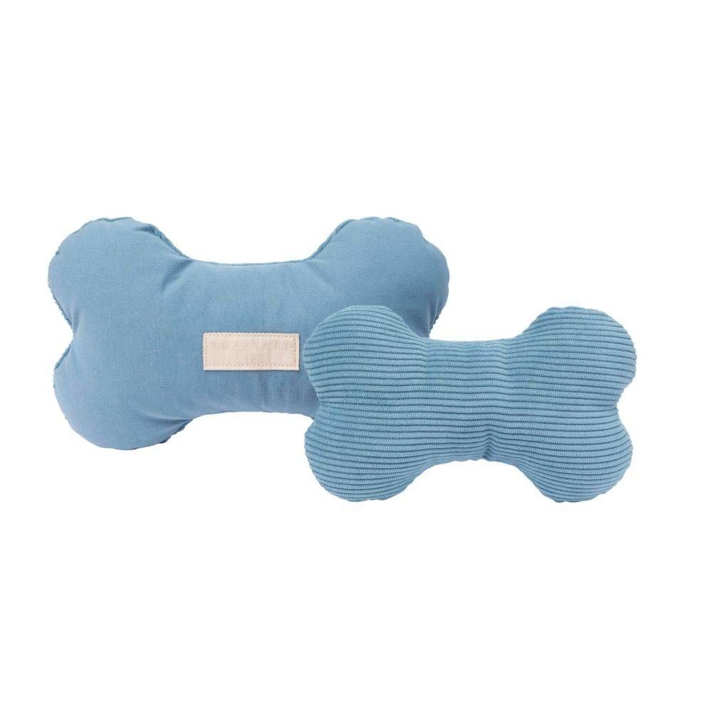 FuzzYard Life Dog Toy Bone - French Blue