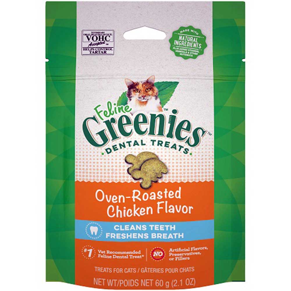 Greenies Feline Treats Chicken, 60g
