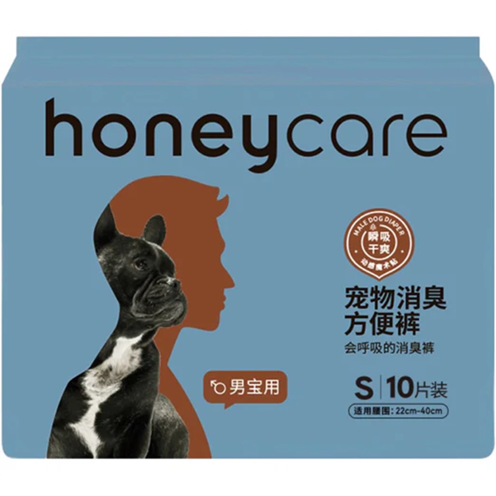 HoneyCare Male Dog Diaper S 10 Pcs