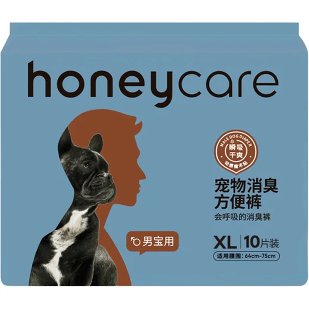 HoneyCare Male Dog Diaper XL 10 Pcs