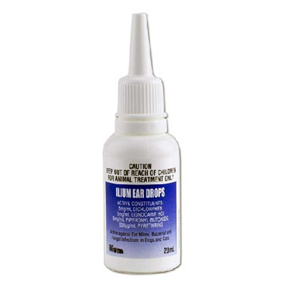 Ilium Ear Drops 20ml For Dogs & Cats