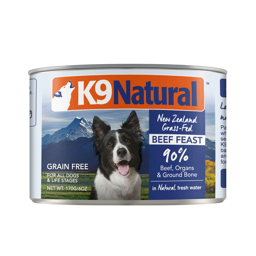 K9 Natural Beef Feast Canned Dog 170g
