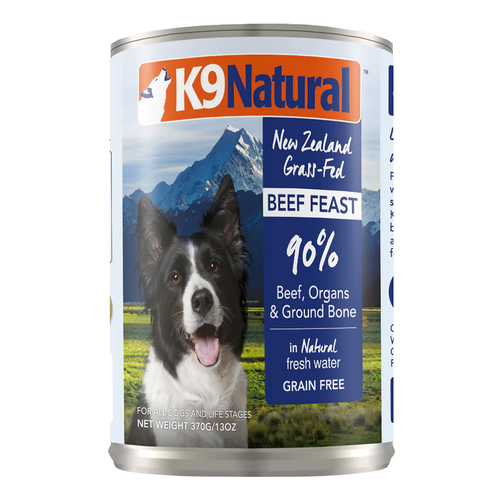 K9 Natural Beef Feast Canned Dog  370g