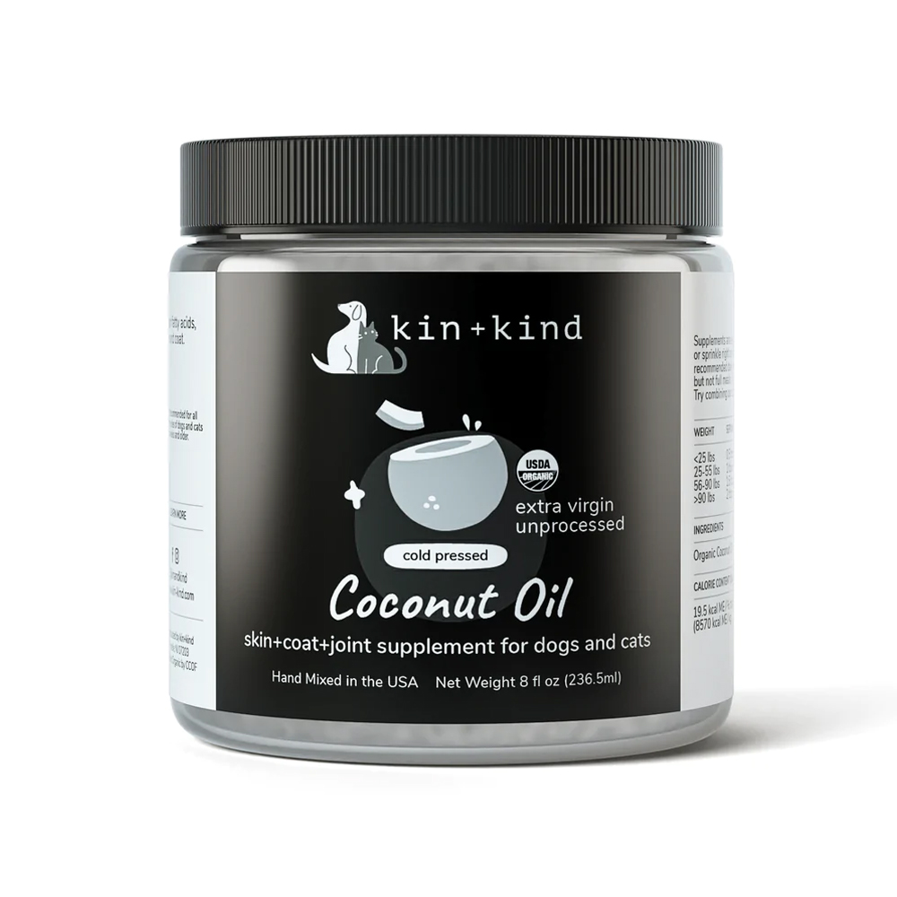 Kin+Kind Raw Coconut Oil Supplement 8oz