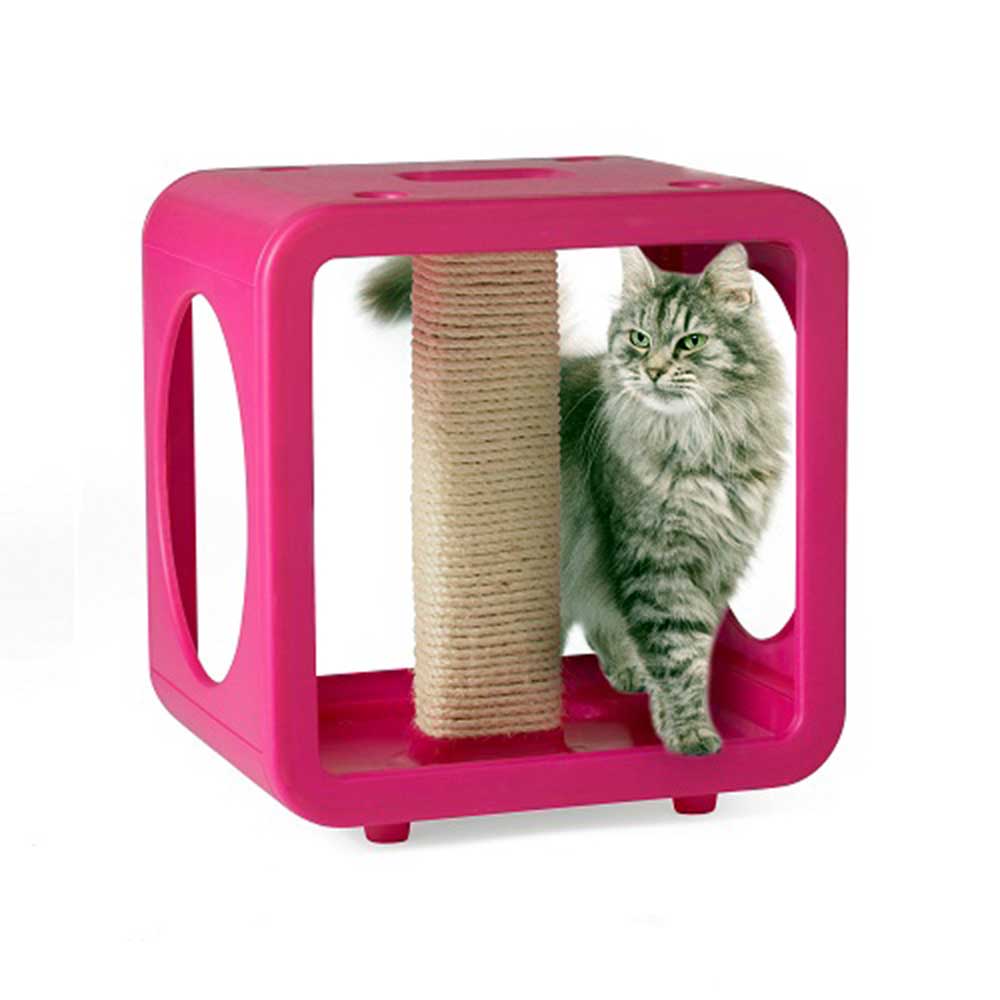 Kitty Kasas 2 Cube Cat Gym Pink