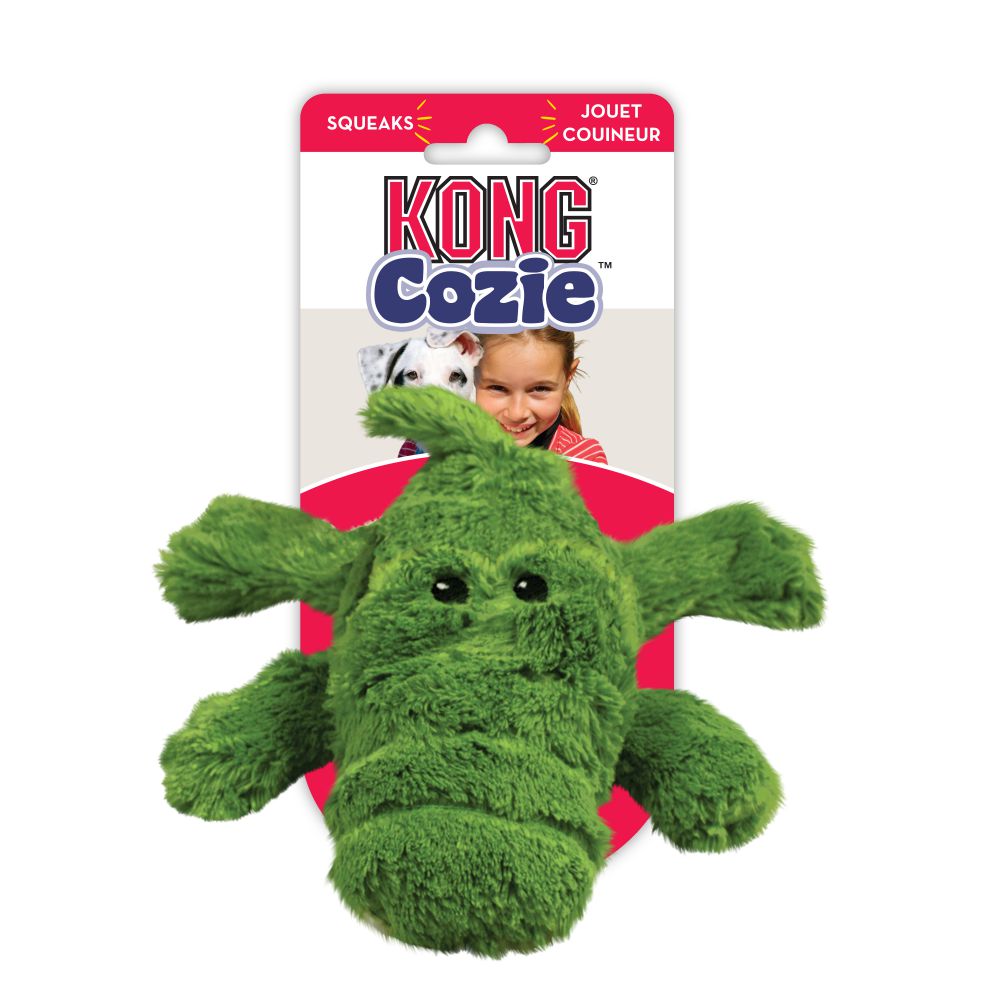 Kong Cozie Dog Toy Ali Alligator