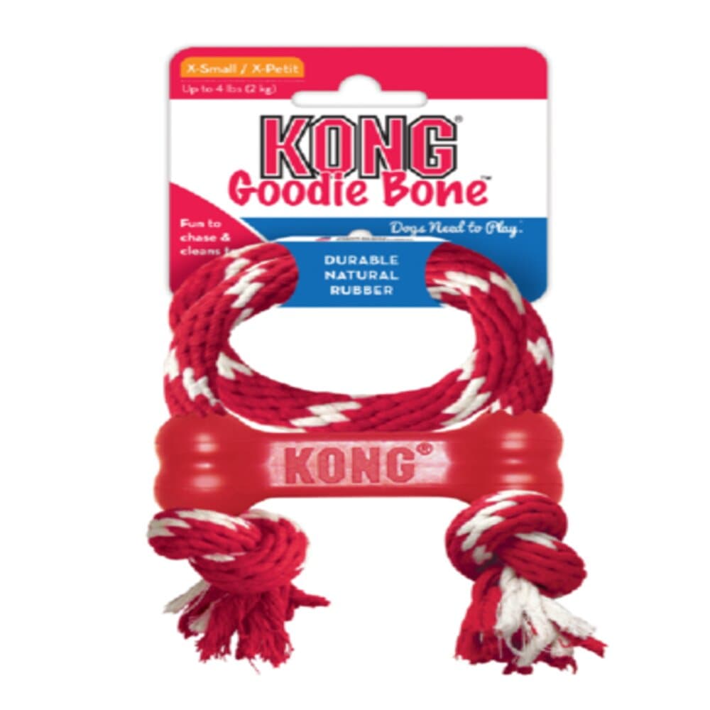 Kong Goodie Bone with Rope XS