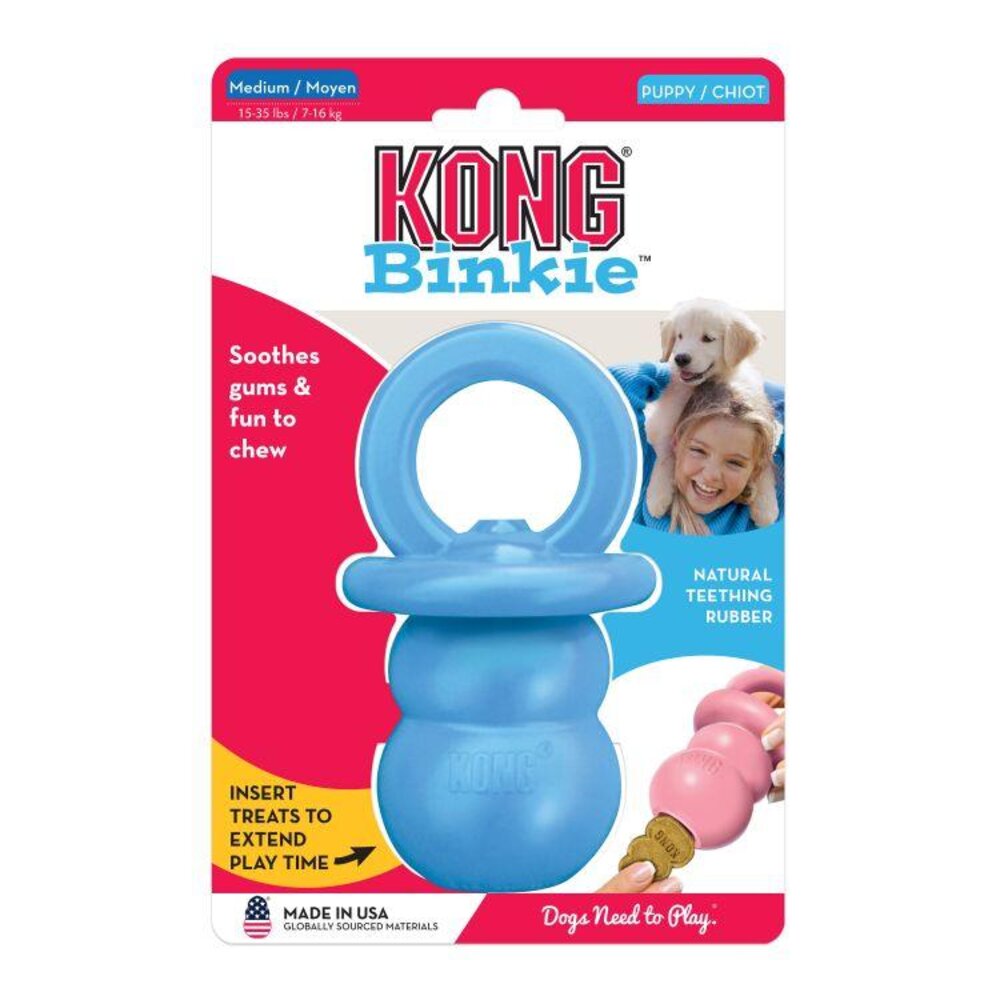 Kong Puppy Binkie Blue Small