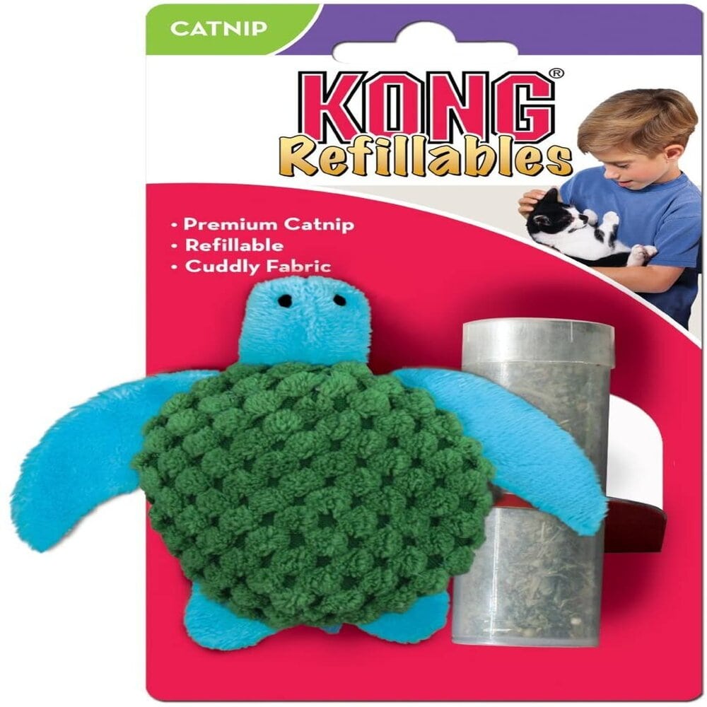 Kong Refillables Turtle w Catnip