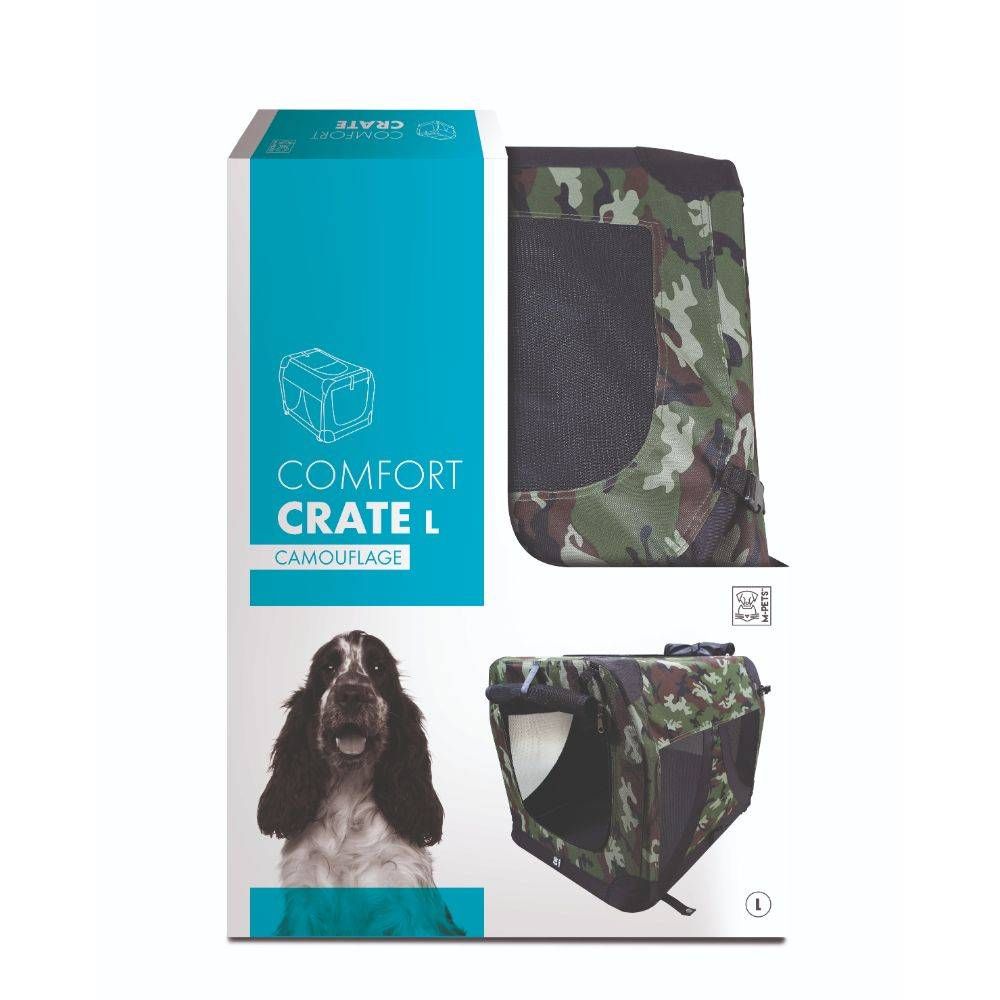 MPets Comfort Crate Camouflage L