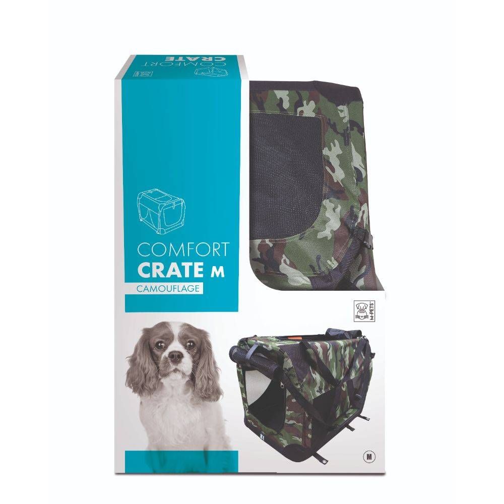 MPets Comfort Crate Camouflage M