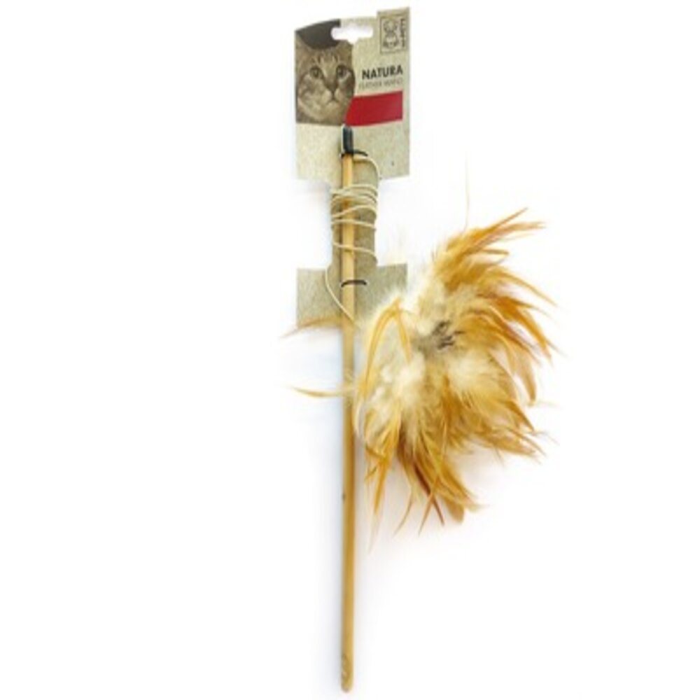 MPets Natura Feather Wand - 35.5 cm
