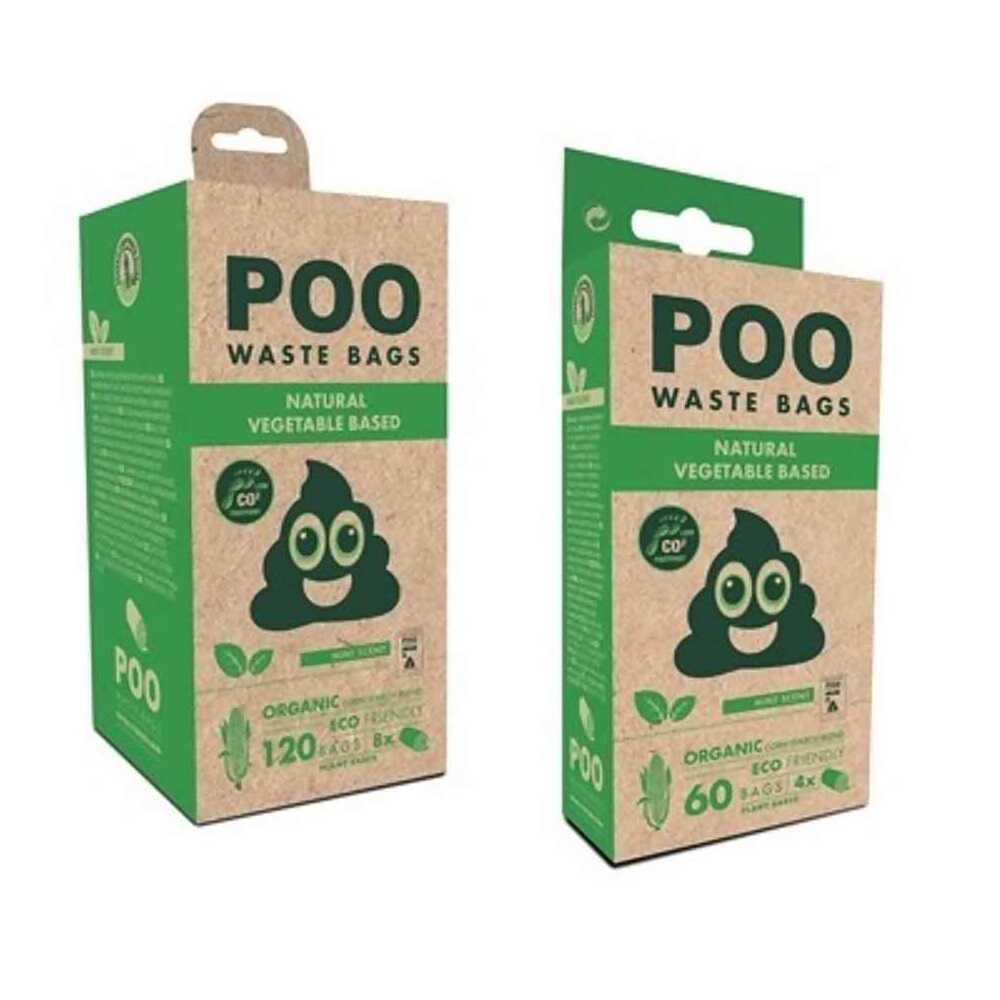 MPets POO Dog Waste Bags Mint