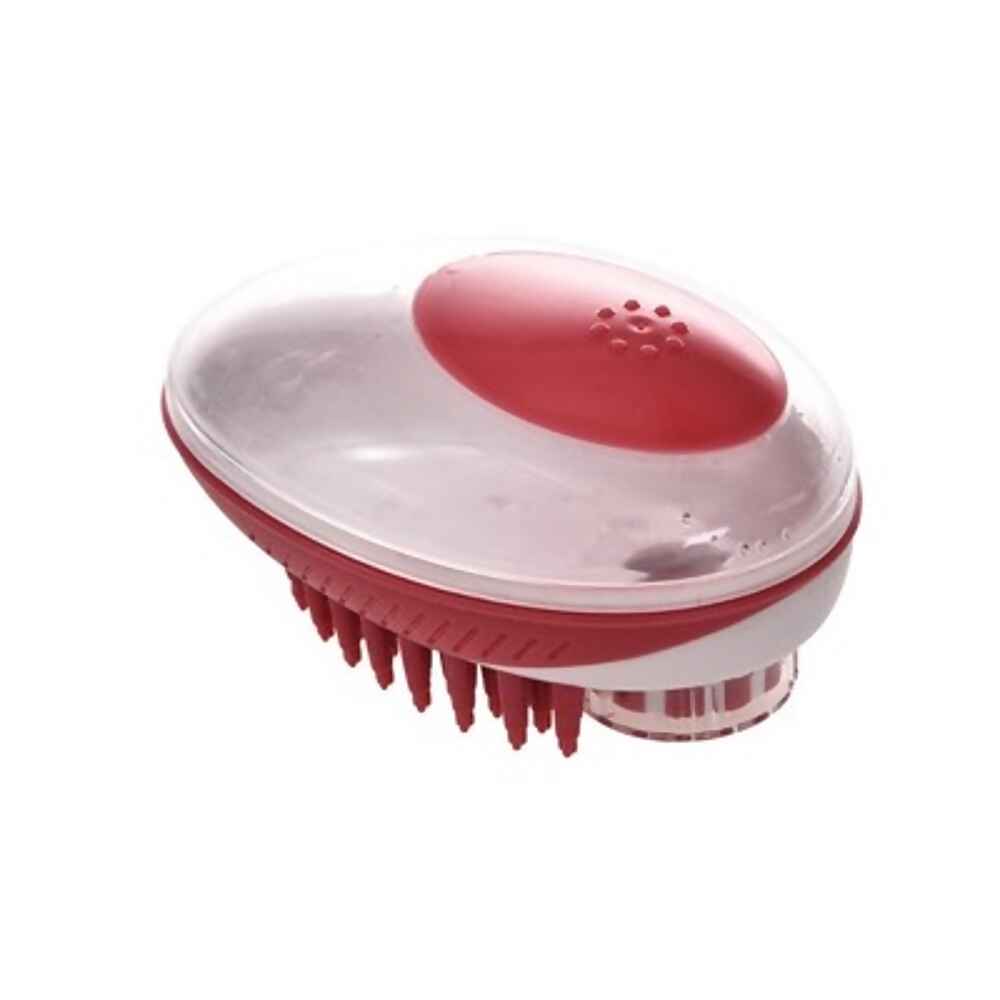 MPets Rubeaz Soap Dispenser & Brush Red