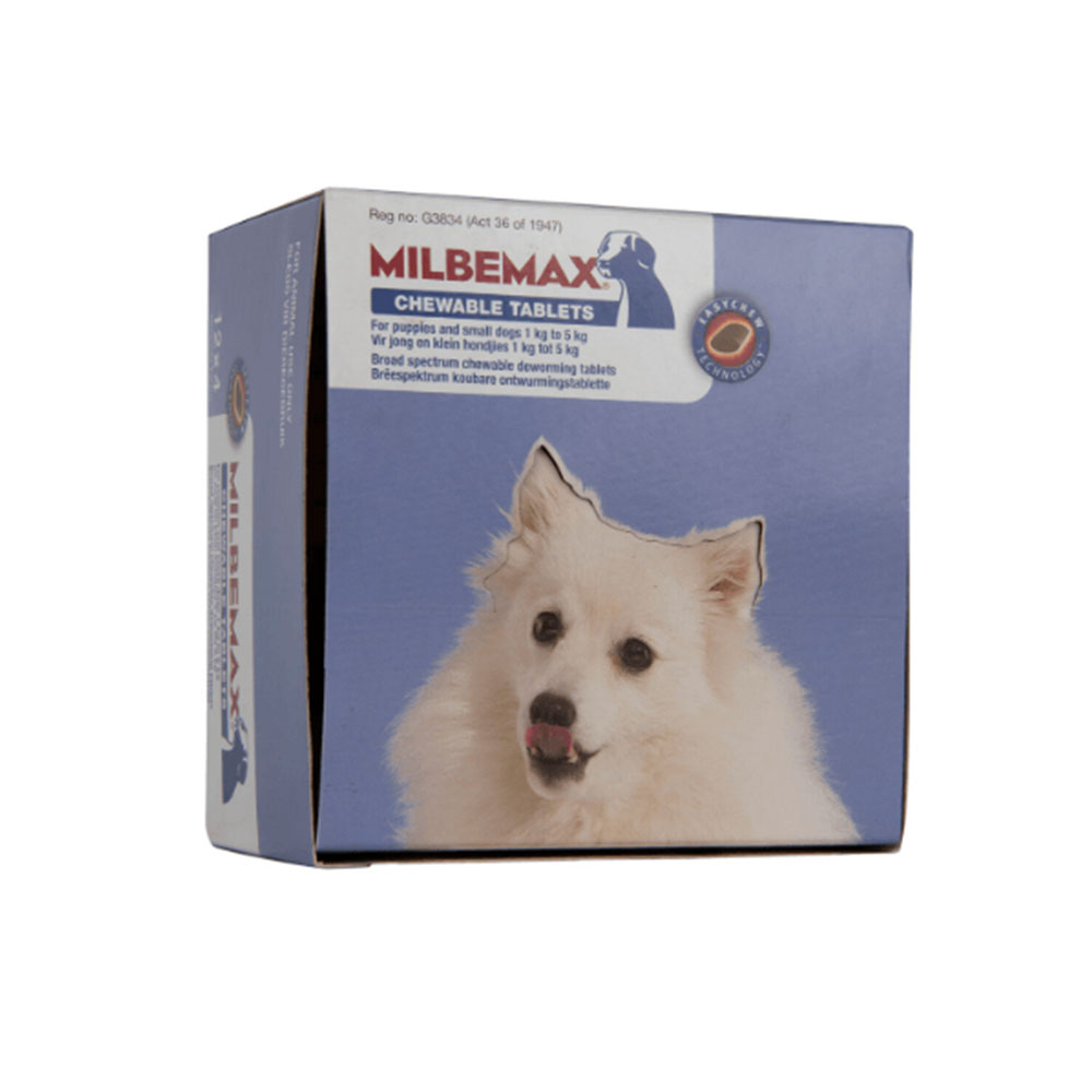 Milbemax Small Dog Under 5 Kg 2 Pack