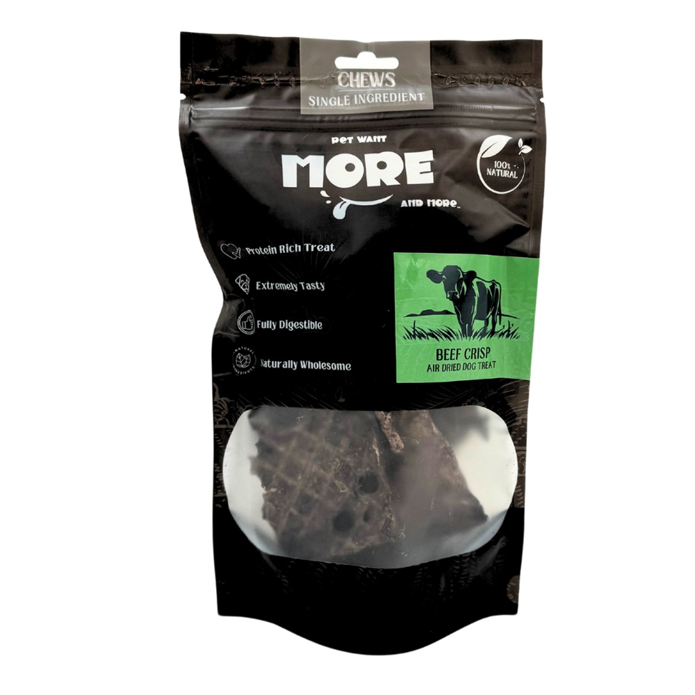 More Air-Dried Beef Crisp Dog Treat 120g