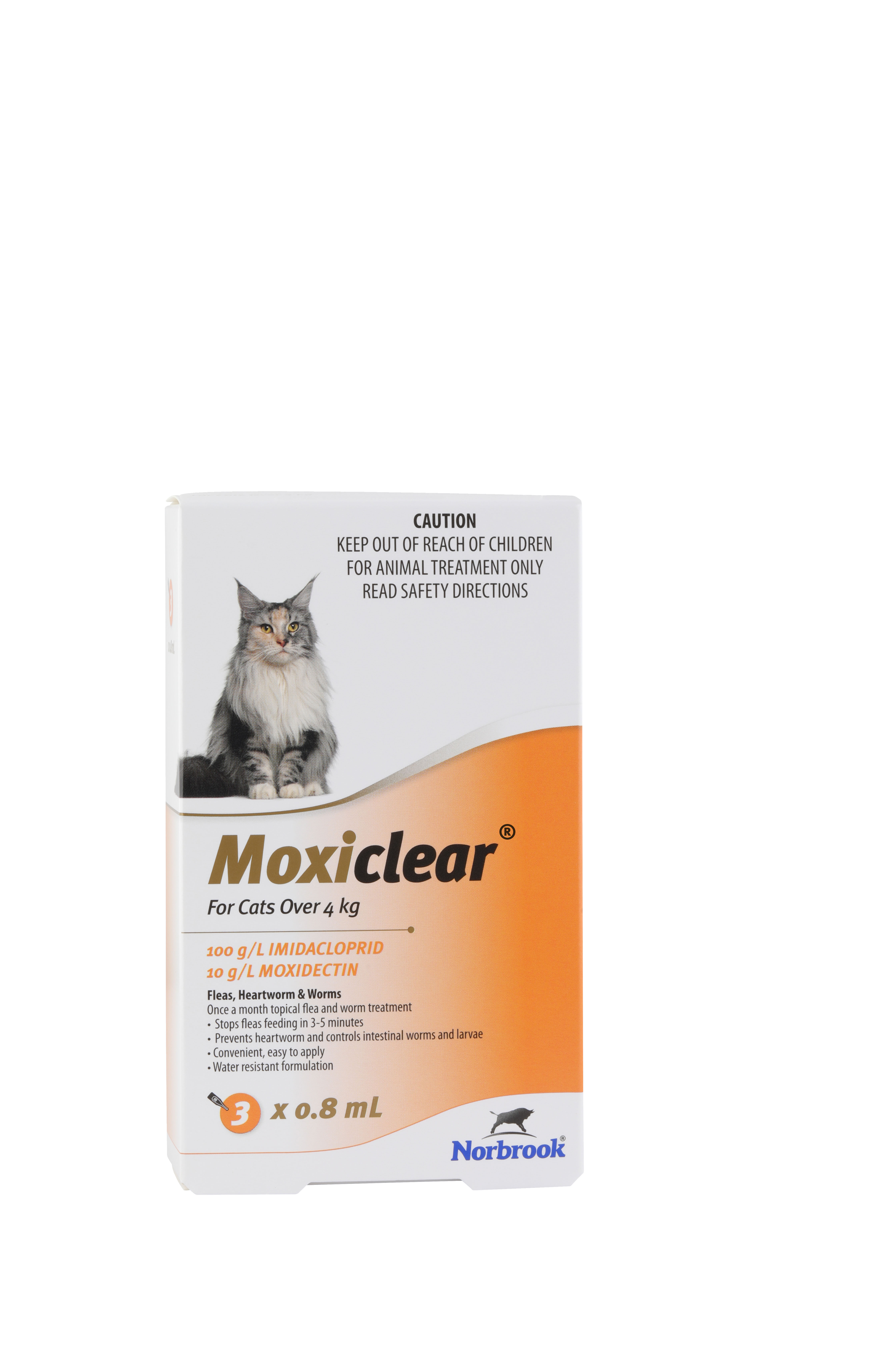 Moxiclear for Cats over 4kg 3pk