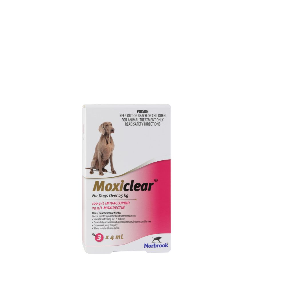 Moxiclear for Dogs >25kg 3pk