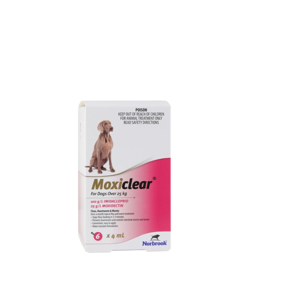 Moxiclear for Dogs >25kg 6pk