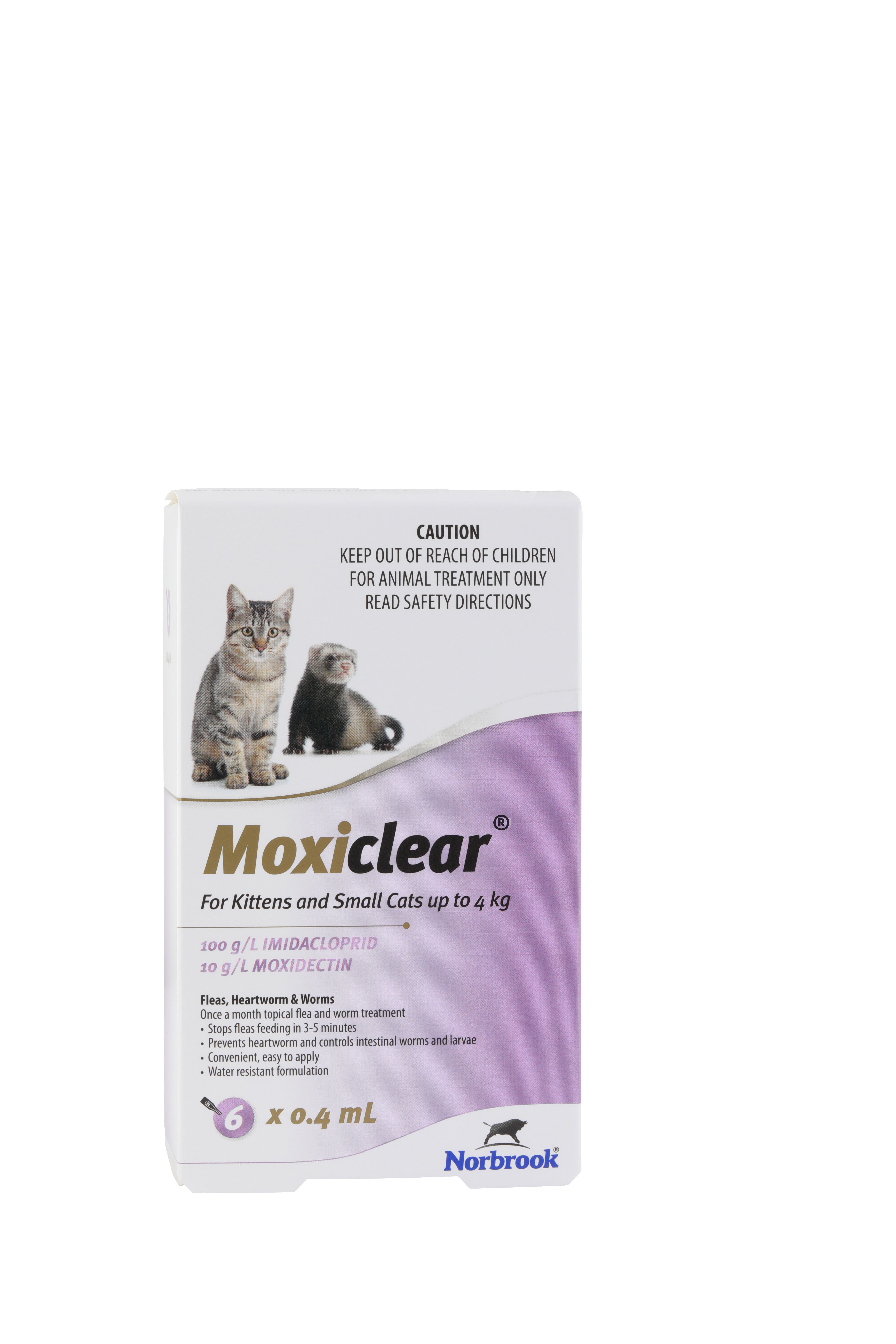 Moxiclear for Kittens & Small Cats 6pk