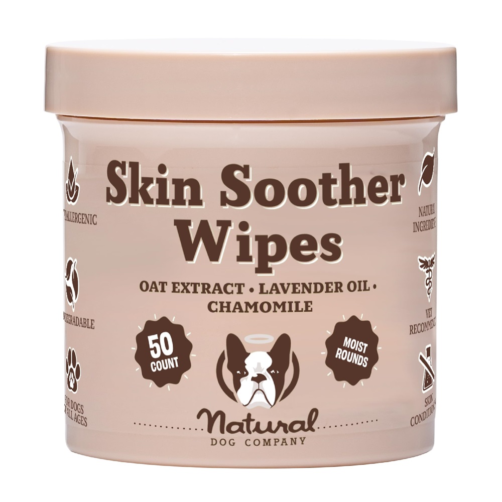 Natural Dog Company Skin Soother Wipes (50 sheets)