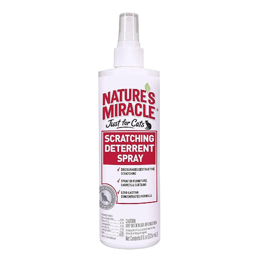 Natures Miracle Just for Cats No Scratch Deterrent Spray 8oz