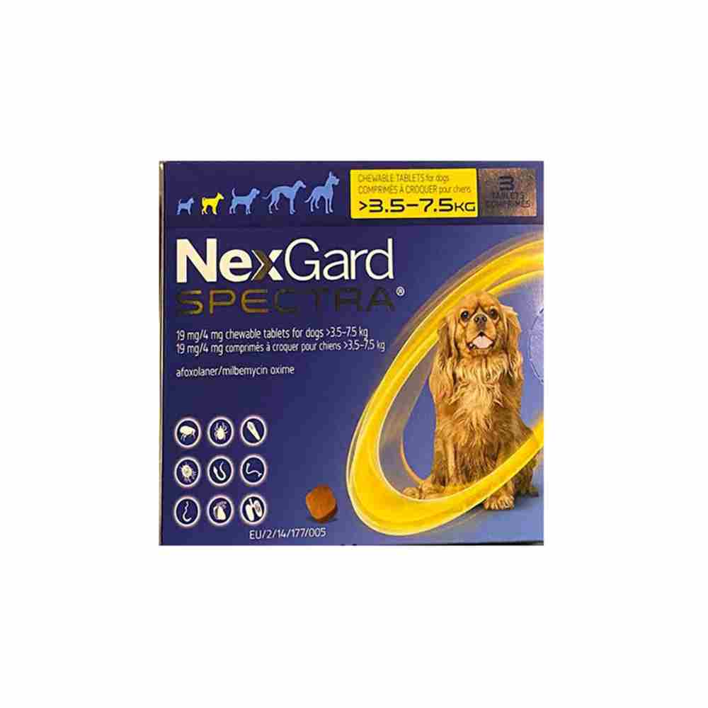 NexGard Spectra Small Dog 3.5-7.5 Kg 3Pk