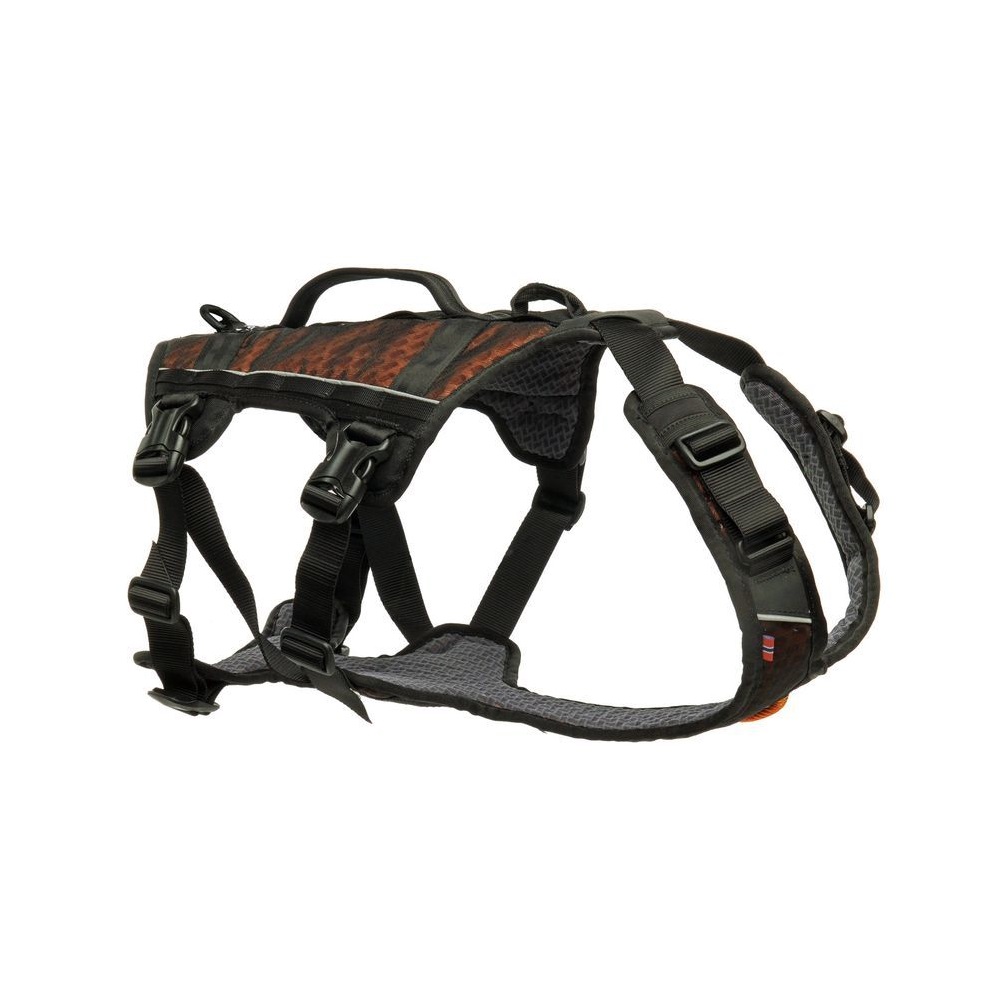 Non-Stop Unisex Rock Dog Harness Long Black-Orange XS