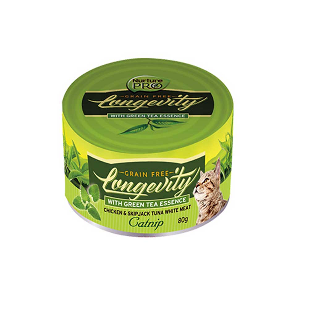 Longevity Tuna with Catnip & Green tea