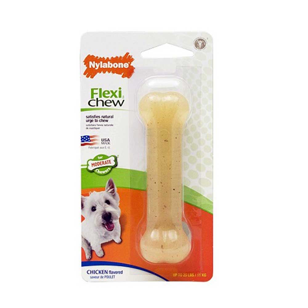 Nylabone Flexichew Bone Chicken  Regular