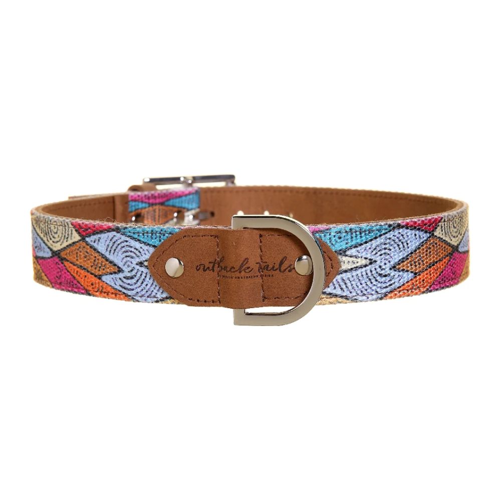 Outback Tails Dog Collar Sand Dunes