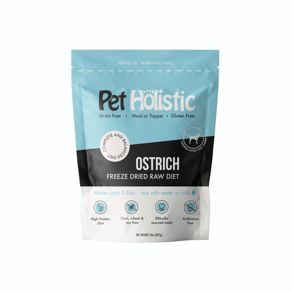 Pet Holistic FD Ostrich Dog Food 11.5oz