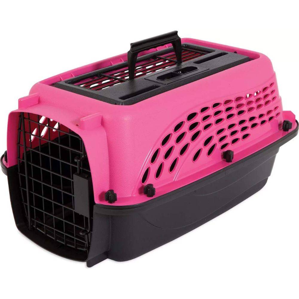 Petmate 2D Top Load Pet Kennel 19" Pink