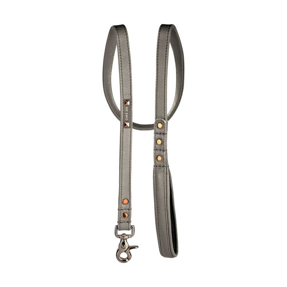 Petsochic Leather Dog Leash Brown Large