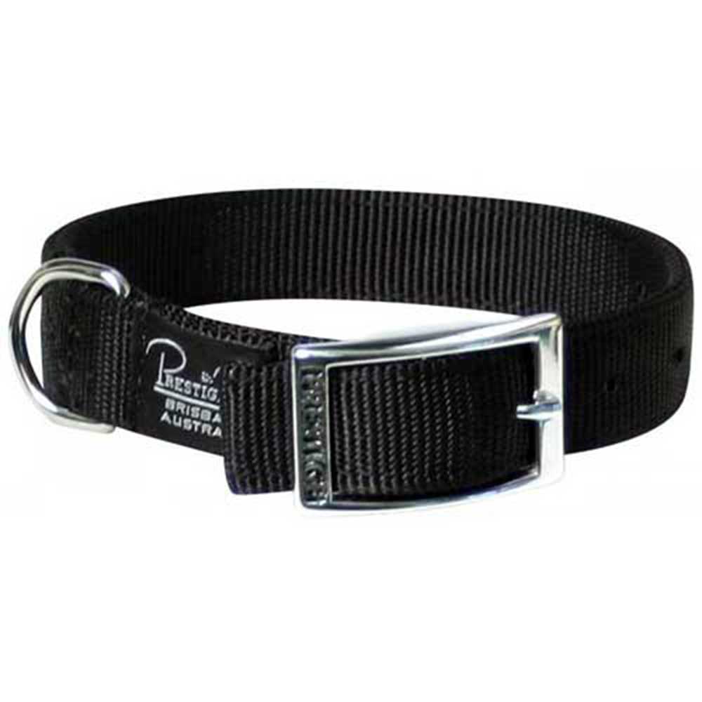 Prestige DL Nylon Collar 1" X 16" Black