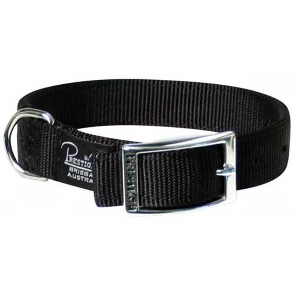 Prestige DL Nylon Collar 1" X 22" Black