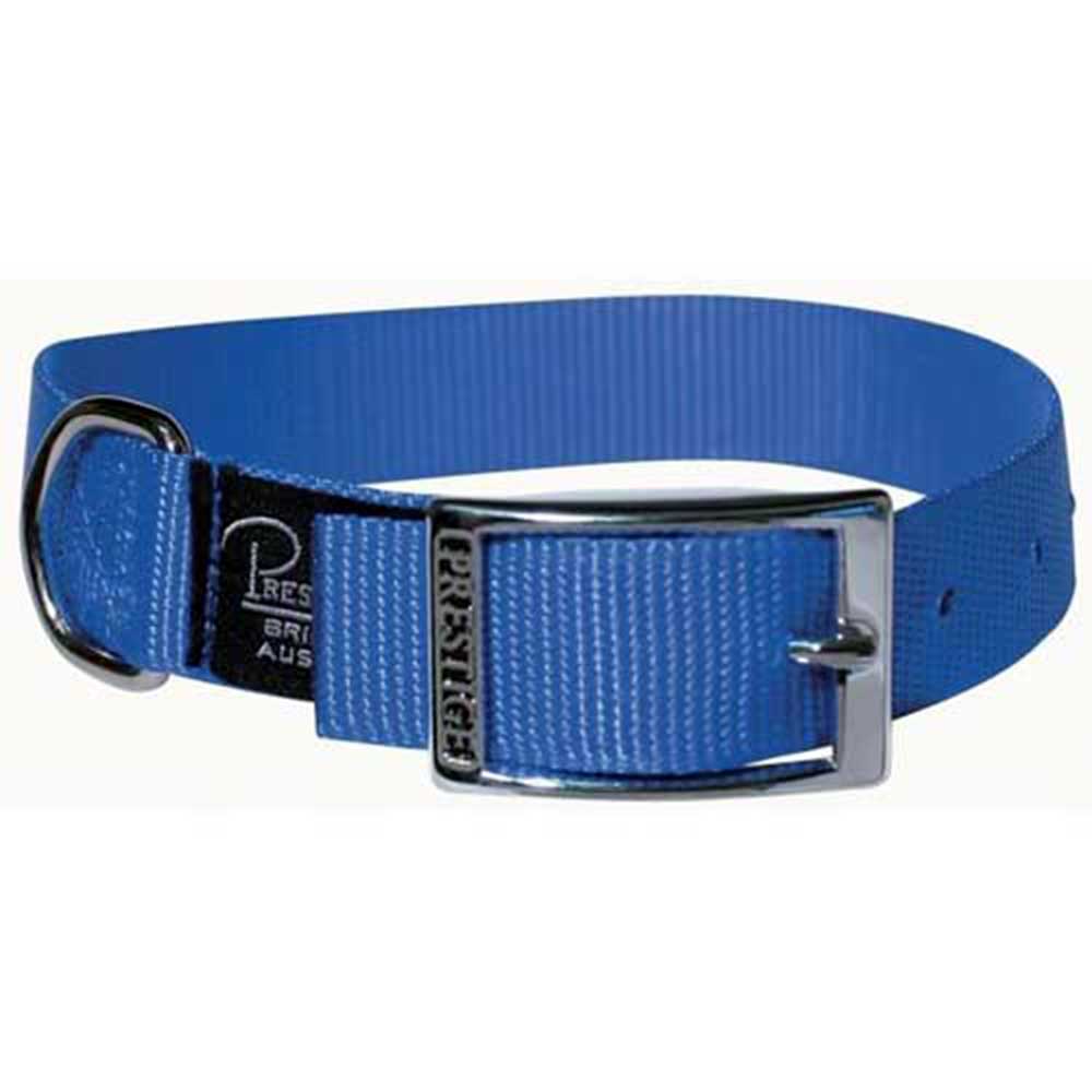 Prestige SL Nylon Collar 1" X 18" Blue
