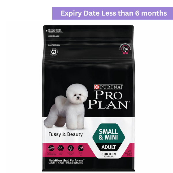 ProPlan Dog Dry Adult Fussy&Beauty (Chicken) 2.5kg -NX <6MTH