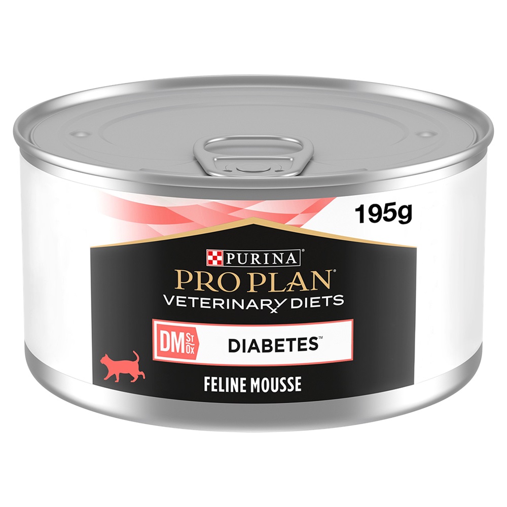 ProPlan Veterinary Diets Feline Diabetes Management Mousse (24X195G) x 5