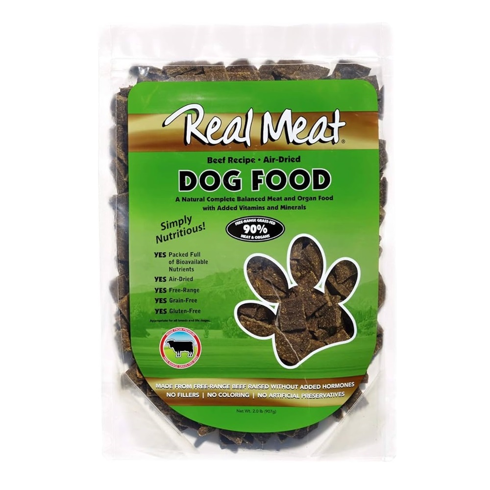 Real Meat Air Dried Dog Food Beef 2lb