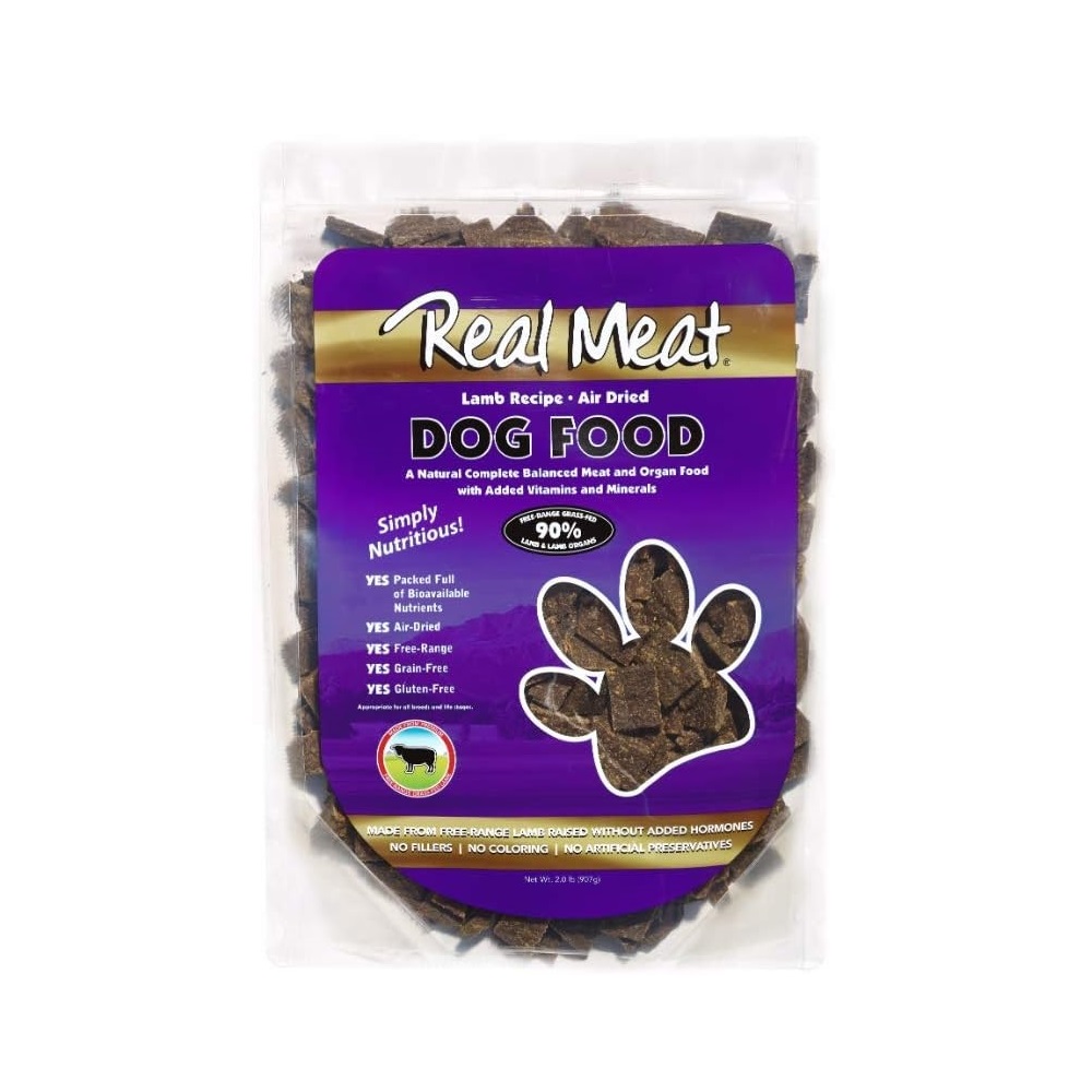 Real Meat Air Dried Dog Food Lamb 2lb
