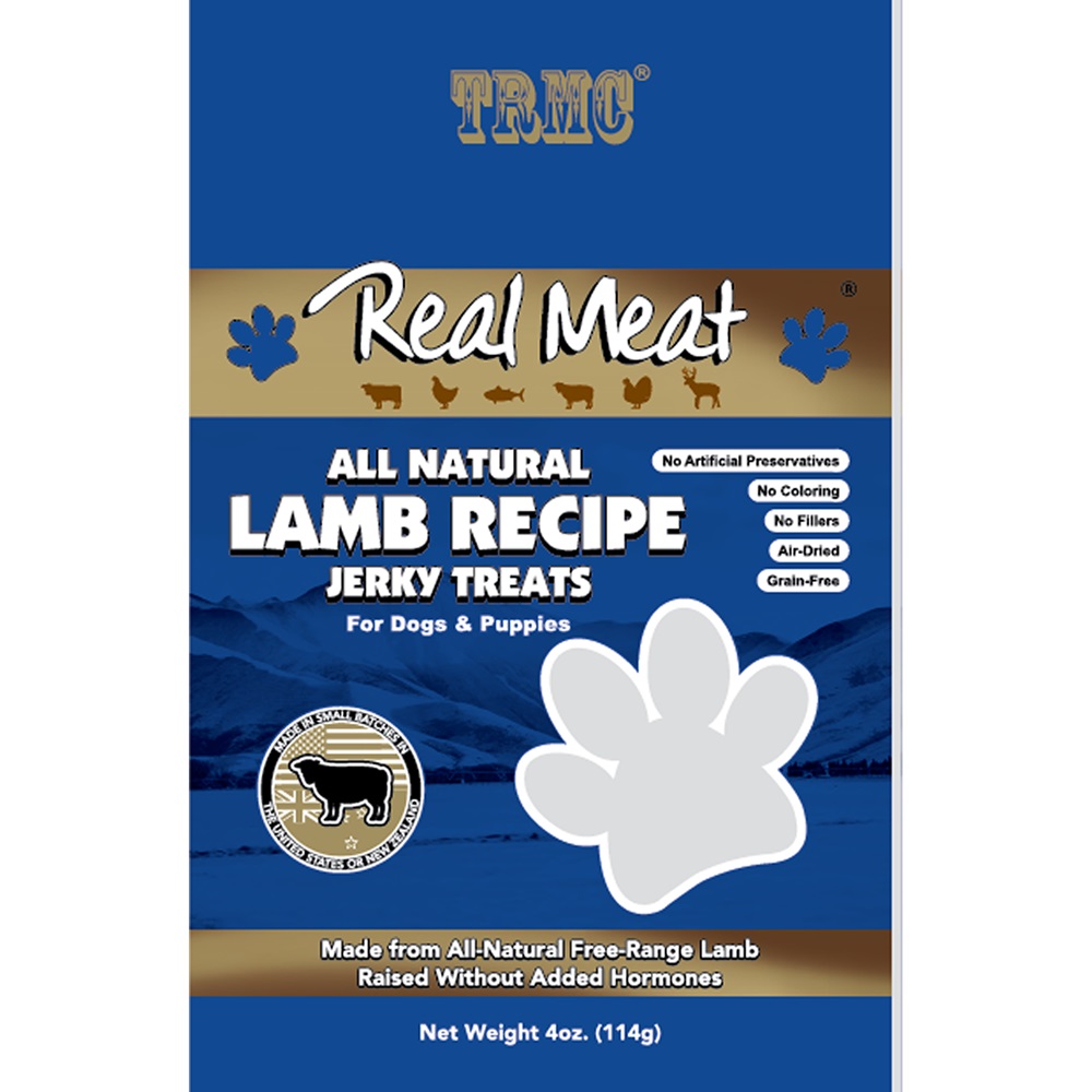 Real Meat Lamb Jerky Dog Treats 4oz