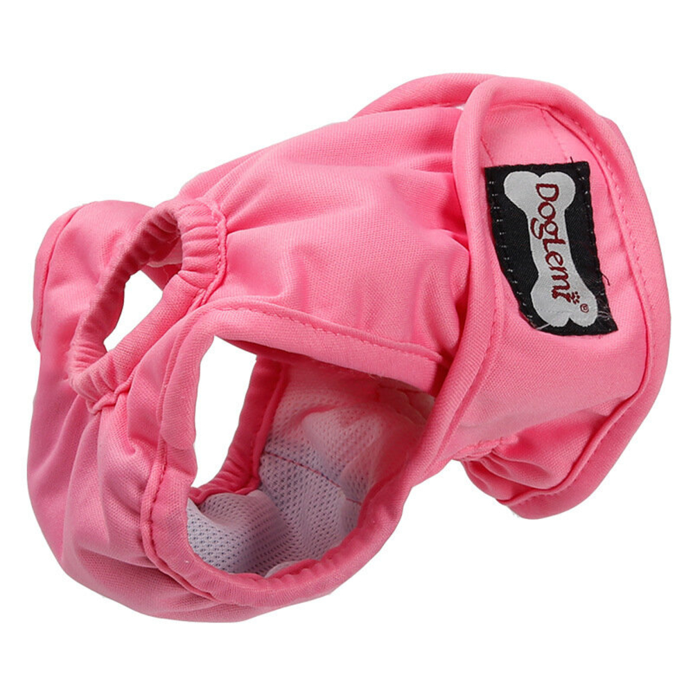Reusable Female Dog Diapers - M Pink