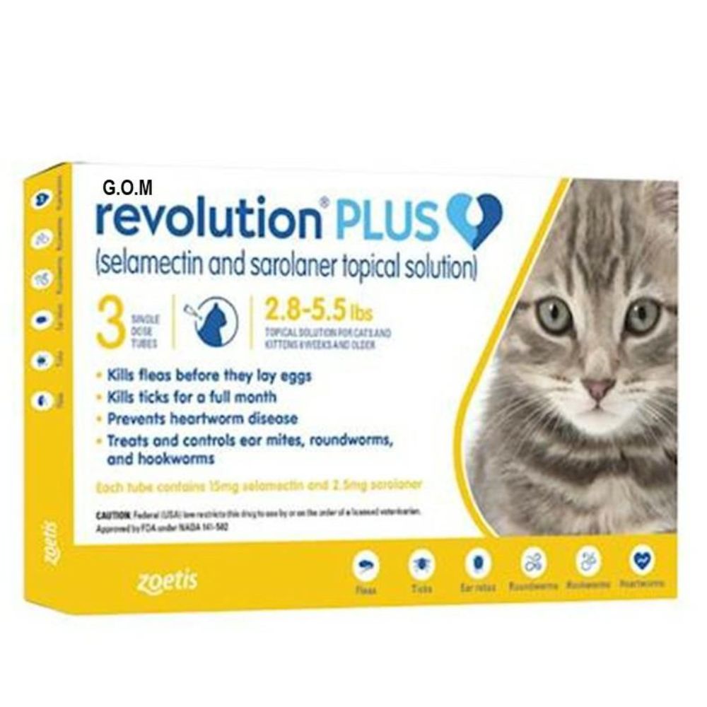 Revolution Cat Plus Kitten 1pk 1.25-2.5k