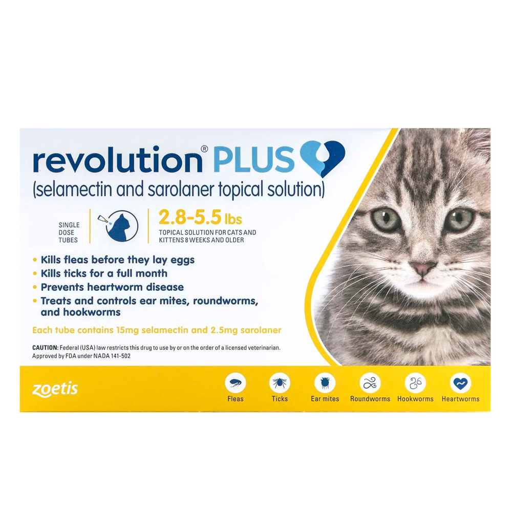 Revolution Cat Plus Kitten 3pk 1.25-2.5k