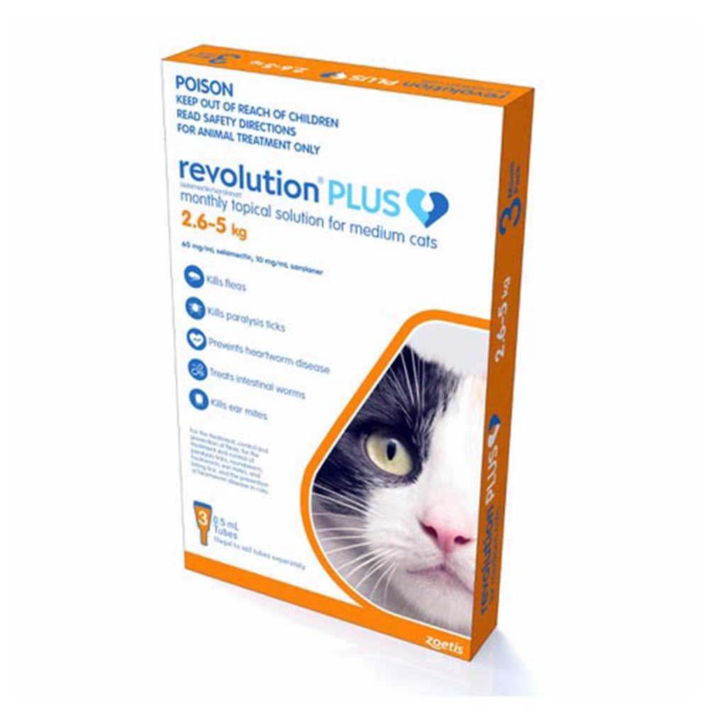 Revolution Cat Plus Medium 4x3pk 2.5-5kg