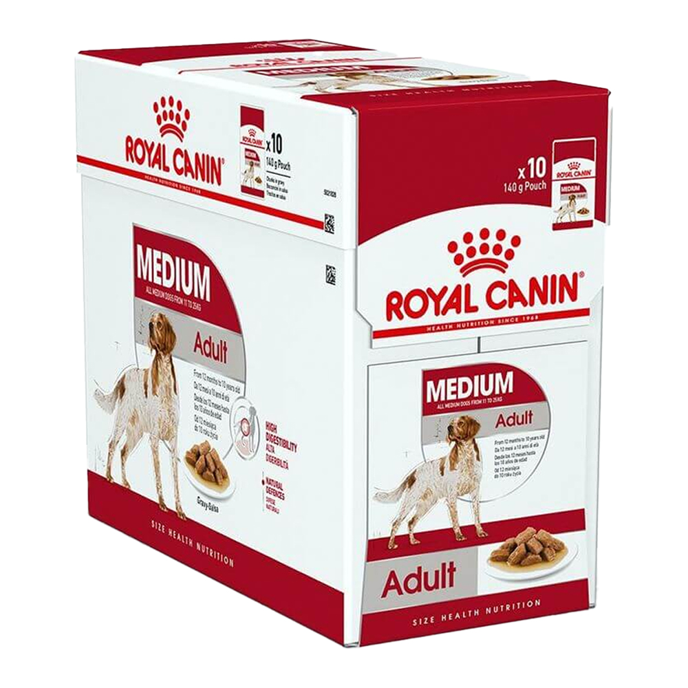 Royal Canin Medium Adult Pouch 10 pk