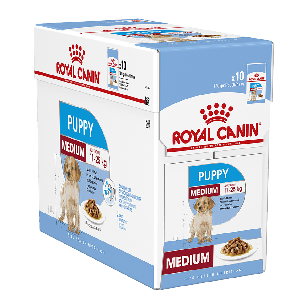 Royal Canin Medium Puppy Pouch 10 pk