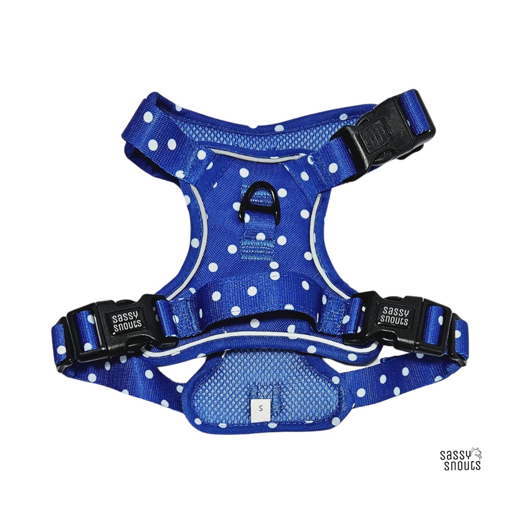 Sassy Snouts Classic Dog Harness in Whimsical Royal Gen 2.0 S